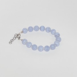Bracelet en Agate Blue Lace 10,1mm