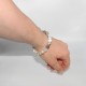 Bracelet en Agate Dendrite du Brésil ≈8,4mm A