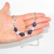 Lot collier Lapis Lazuli, Agate Blue Lace et Cristal de roche et parfum I love you like crazy