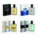 Lot de 4 bouteilles de 30 ml d'eau de parfum pour homme