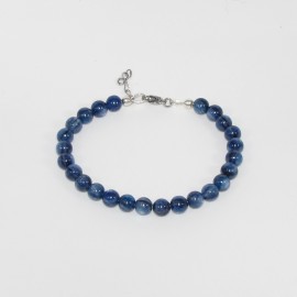 Bracelet en Cyanite du Brésil qualité A, 6mm