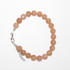 Bracelet en Pierre de Soleil naturelle de Tanzanie 8mm qualité AAA