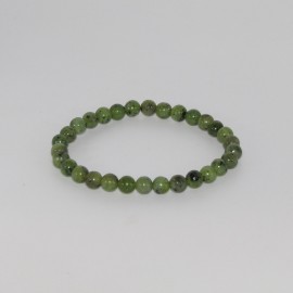Bracelet en Jade Néphrite du Canada 6,5mm AA