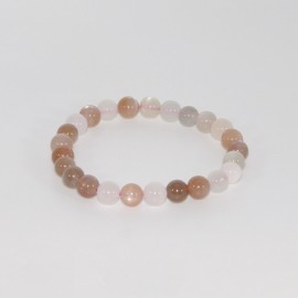 Bracelet en Pierre de Lune d'Inde ≈8,4 mm AA (1)