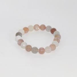 Bracelet en Pierre de Lune d'Inde ≈10,20 mm AA