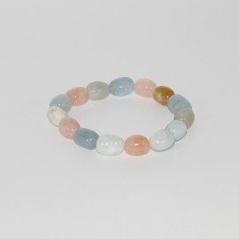 Bracelet en Béryls du Brésil ≈9,50 mm AA