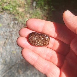 Pierre roulée en Bronzite