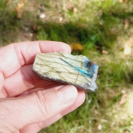 Labradorite de Madagascar 1 face polie