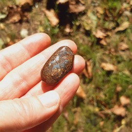 Pierre roulée en Bronzite