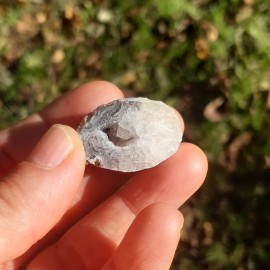 Mini demi géode d'Agate du Brésil