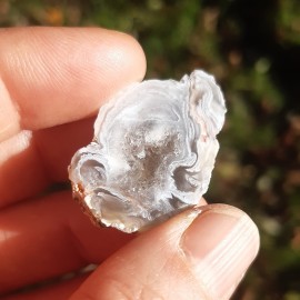 Mini demi géode d'Agate du Brésil