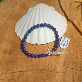 Bracelet en Lapis Lazuli d'Afghanistan ≈6,5mm AA