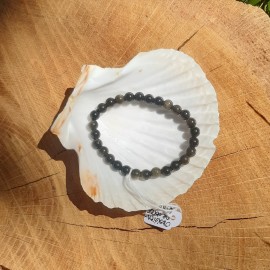 Bracelet en Obsidienne Dorée du Mexique ≈6,5 mm A