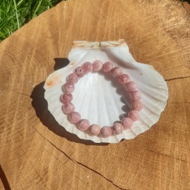 Bracelet en Rhodochrosite d'Argentine ≈10 mm A+