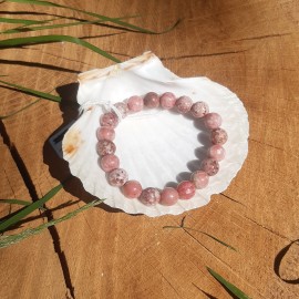 Bracelet en Thulite de Norvège ≈7,8 mm A