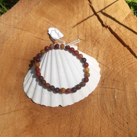Bracelet en Jaspe Mookaïte d'Australie 6/7 mm A