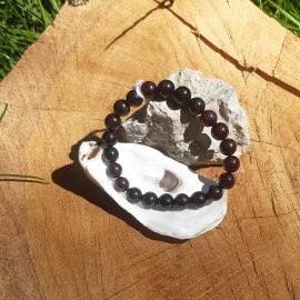 Bracelet en Grenat Almandin du Pakistan 7/8mm A