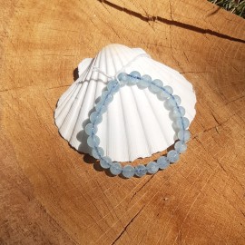 Bracelet en Aigue Marine de Namibie ≈ 8,3 mm AAA