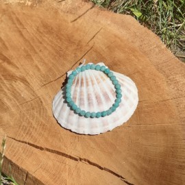 Bracelet en Amazonite du Pérou 6mm AA
