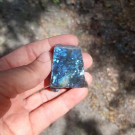 Labradorite de Madagascar 1 face polie