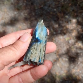 Labradorite de Madagascar 1 face polie