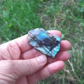 Labradorite de Madagascar 1 face polie