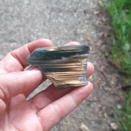 Labradorite de Madagascar 1 face polie