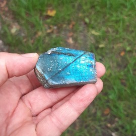 Labradorite de Madagascar 1 face polie