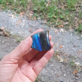 Labradorite de Madagascar 1 face polie