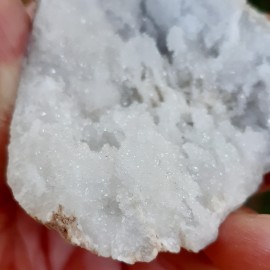 Morceau de géode de Cristal de Roche